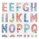 Creativ company diamond stickers, alfabet, vel 10x16 cm, 1 vel