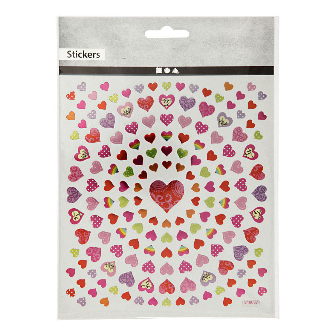 Creativ company stickers kleine harten, 1 vel