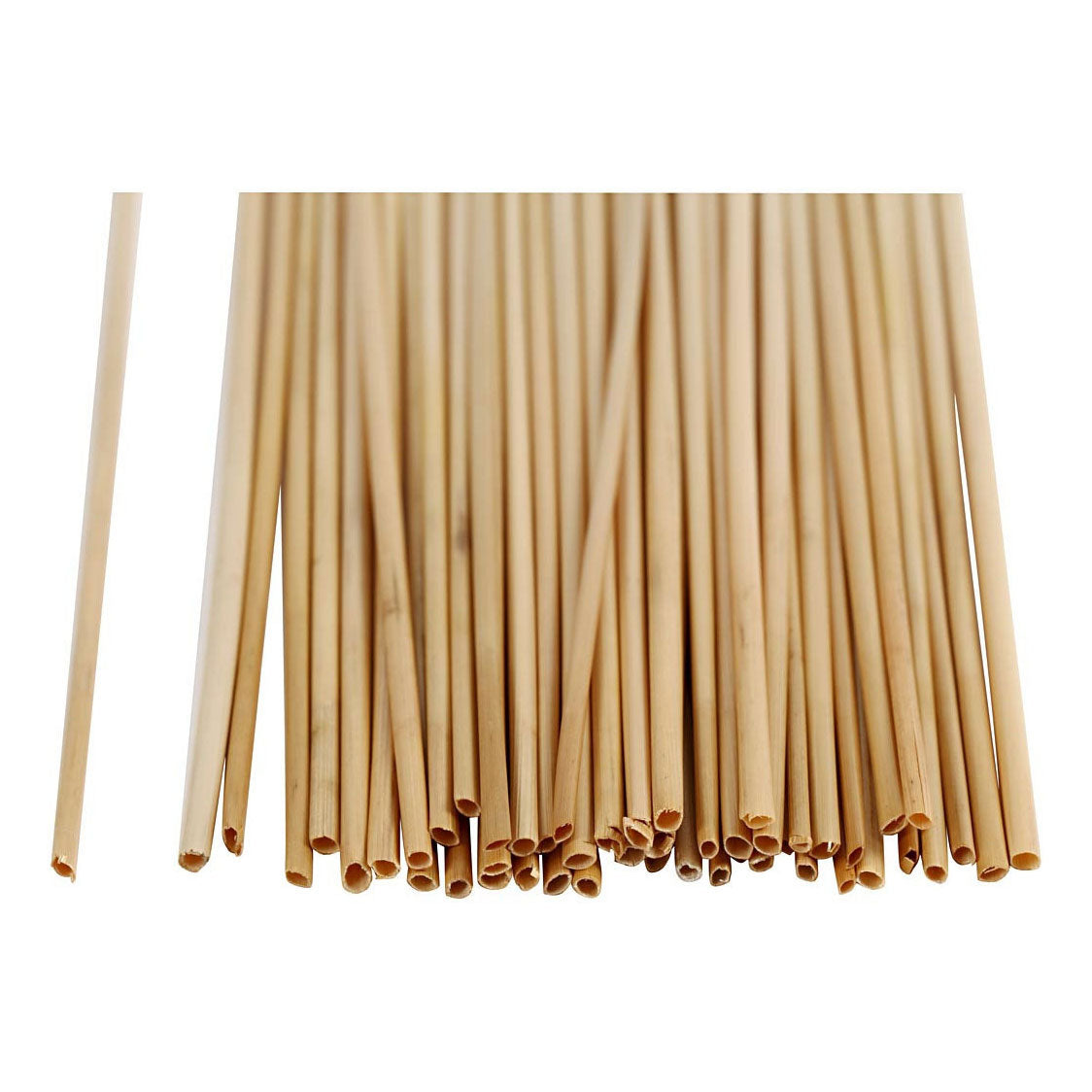 Creativ company stro, l: 22 cm, dikte 1-3 mm, 50 stuk 1 doos