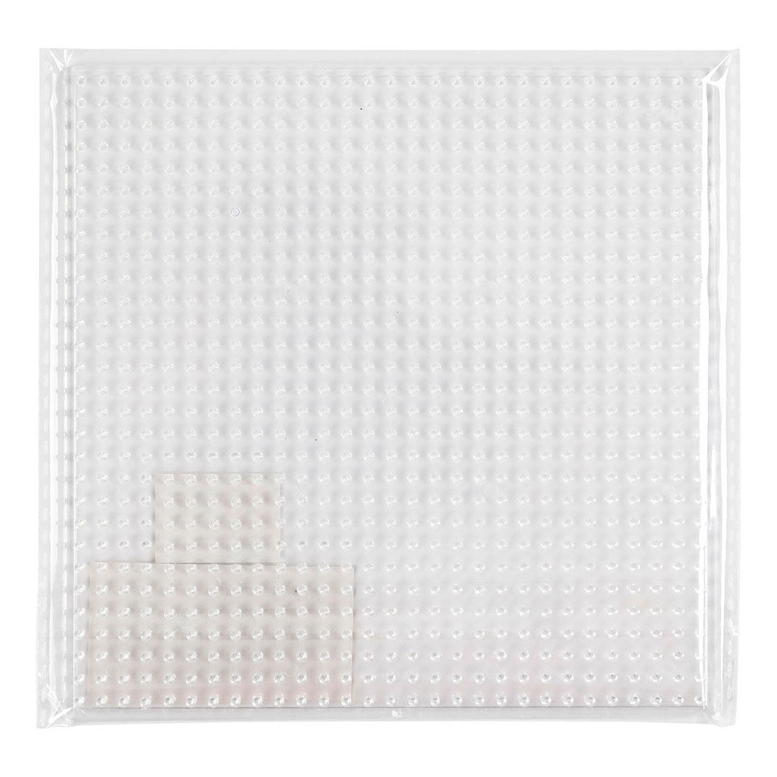 Creativ company strijkkralenbordje vierkant helder, 14,5 x 14,5cm