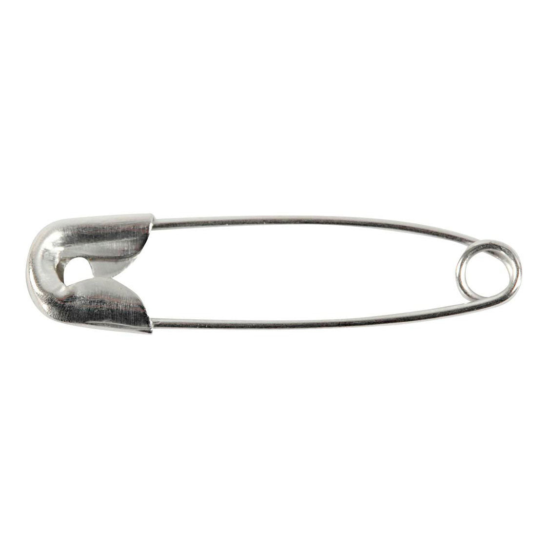 Creativ company veiligheidsspelden, l: 22 mm, dikte 0,6 mm, zilver, 100 stuk 1 doos