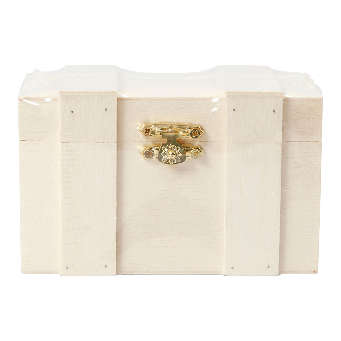Creativ company houten schatkist, 12,5x7,5x6cm