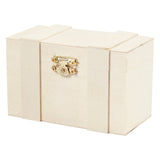 Creativ company houten schatkist, 12,5x7,5x6cm