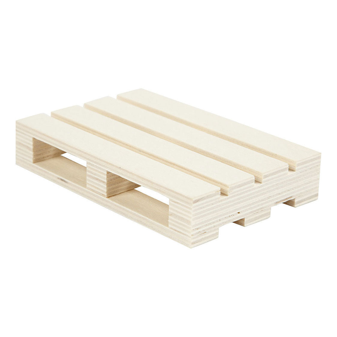 Creativ company minipallet, h: 2,5 cm, l: 12 cm, b: 8 cm, 1 stuk