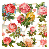 Creativ company vintage plaatjes, rozen, vel 16,5x23,5 cm, 2 vel 1 doos