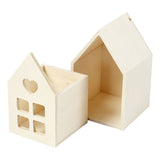 Creativ company huis met lade, h: 10,8 cm, d: 6,8 cm, b: 6,8 cm, 1 stuk