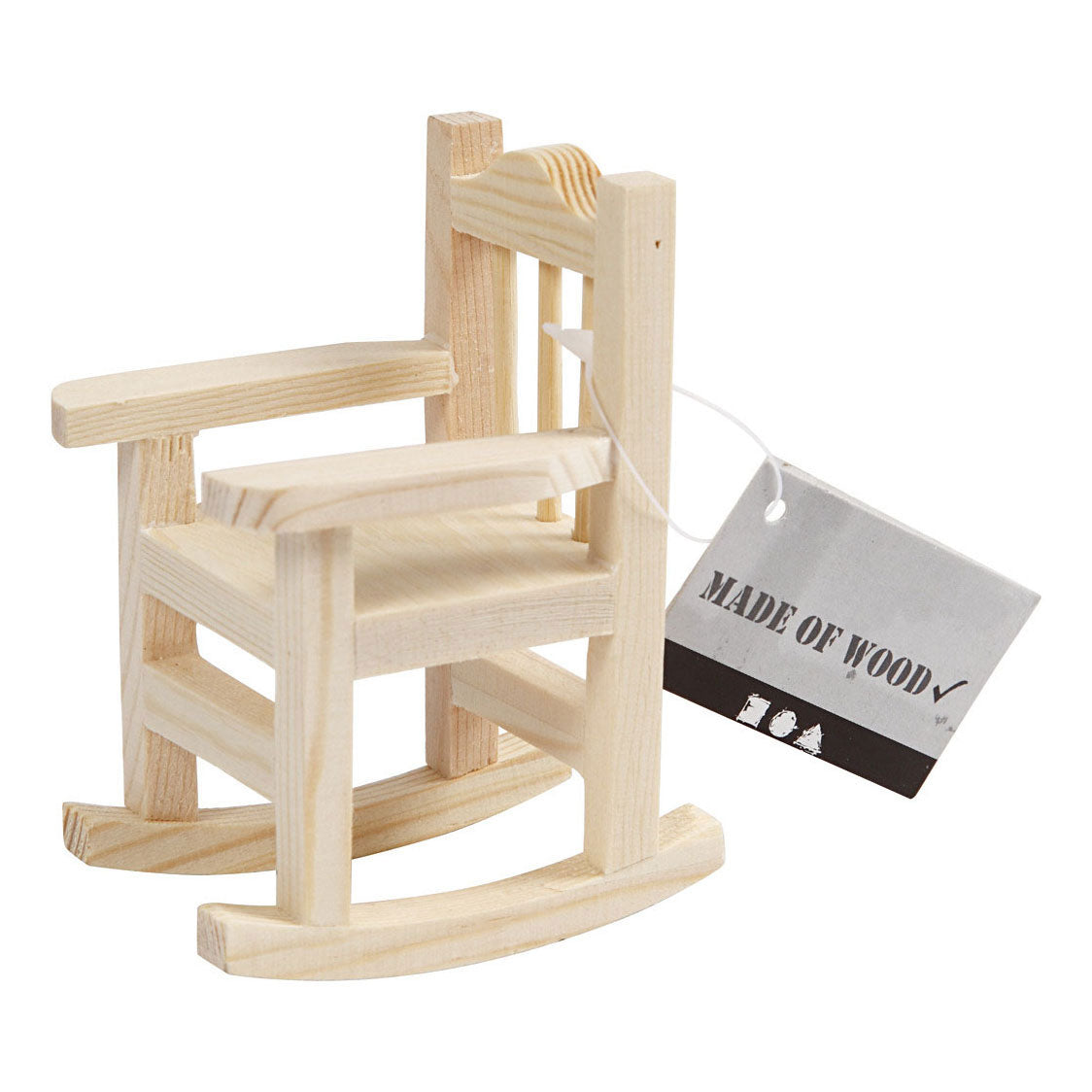 Creativ company houten mini schommelstoel