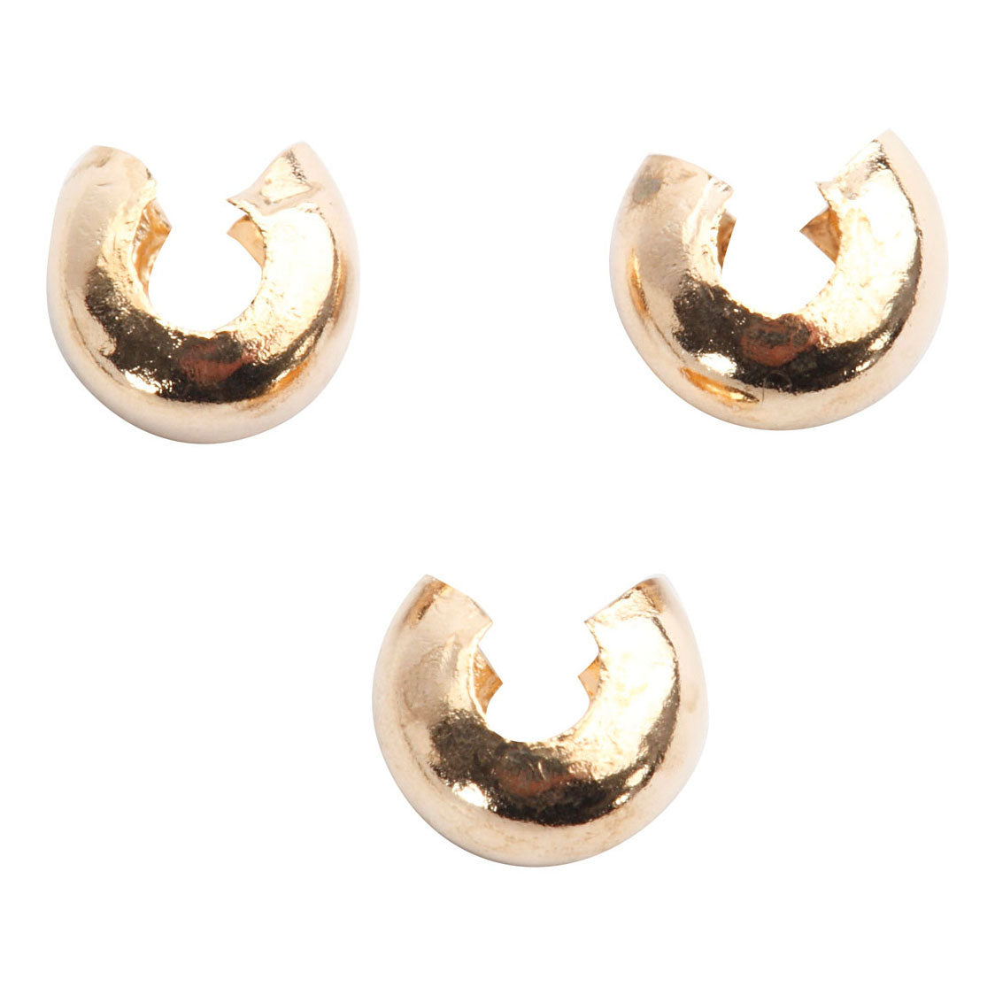 Creativ company metalen hoes, d 5 mm, verguld, 50 stuk 1 doos