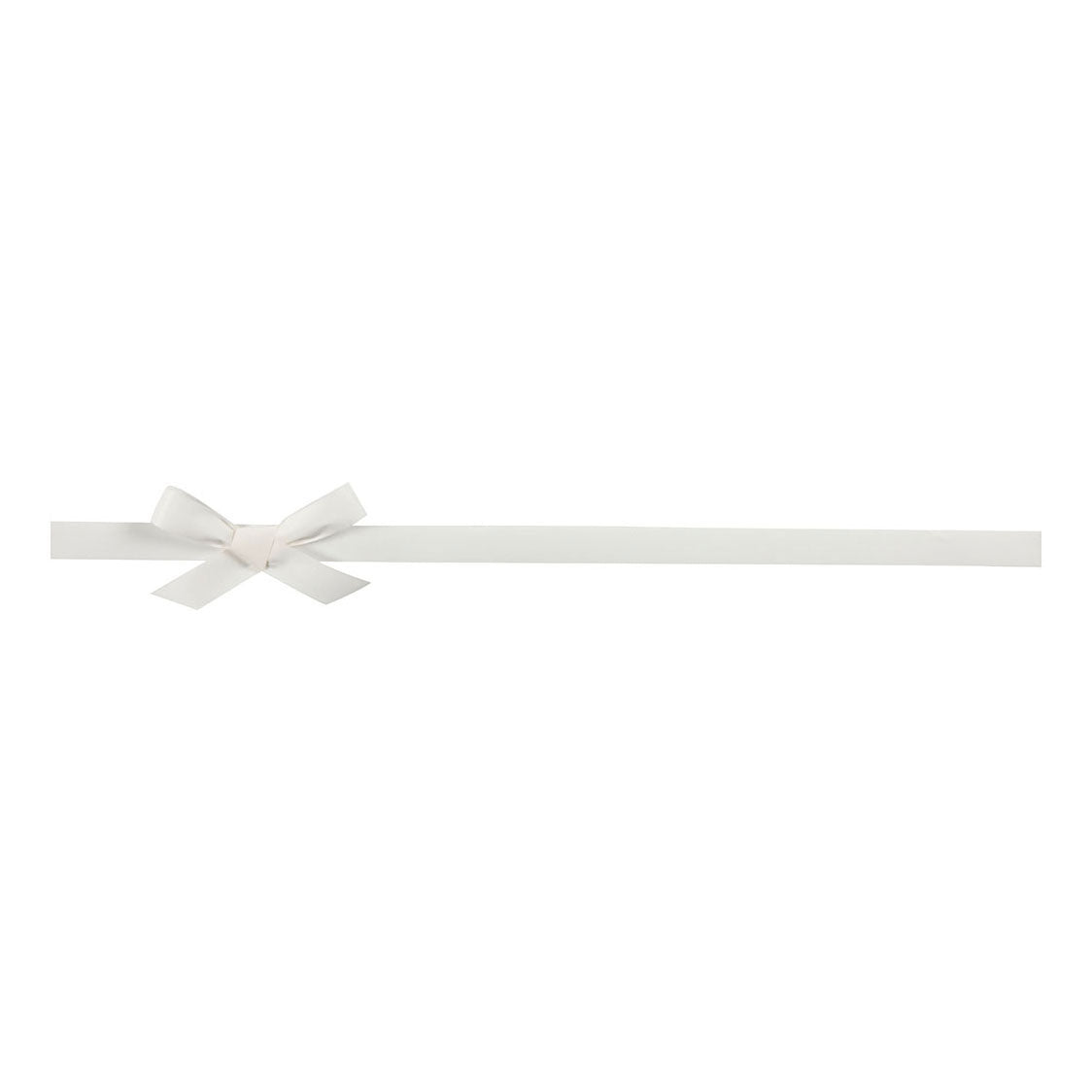 Creativ company cadeaulint, b: 18 mm, matt, wit, 25 m 1 rol