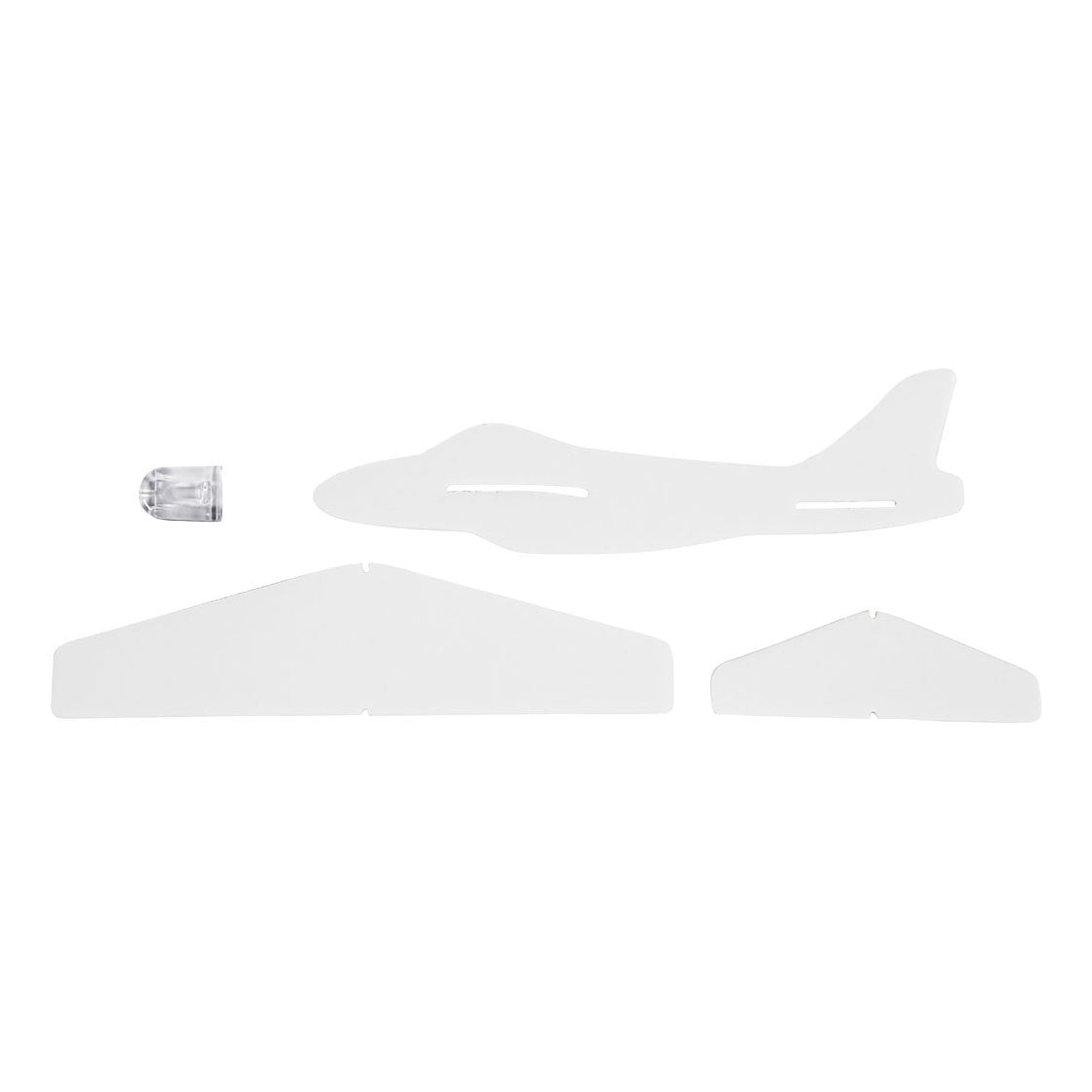 Creativ company vliegtuigen, l: 19 cm, b: 17,5 cm, wit, 2 stuk 1 doos