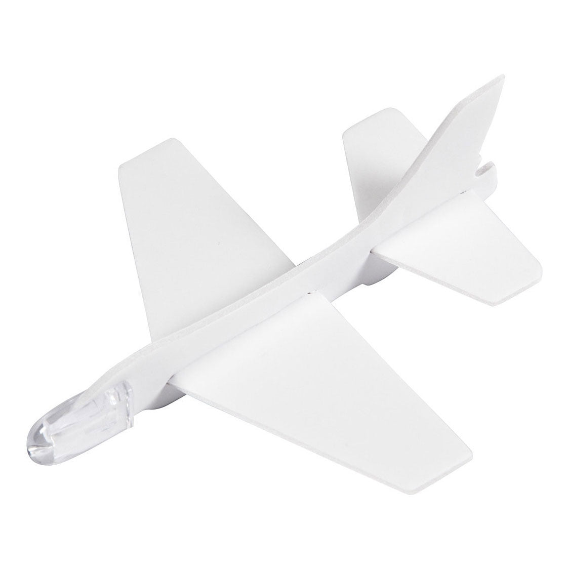 Creativ company vliegtuigen, l: 11,5-12,5 cm, b: 11-12 cm, wit, 3 stuk 1 doos