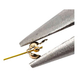 Creativ company kalot, l: 8 mm, d 3 mm, verguld, 20 stuk 1 doos