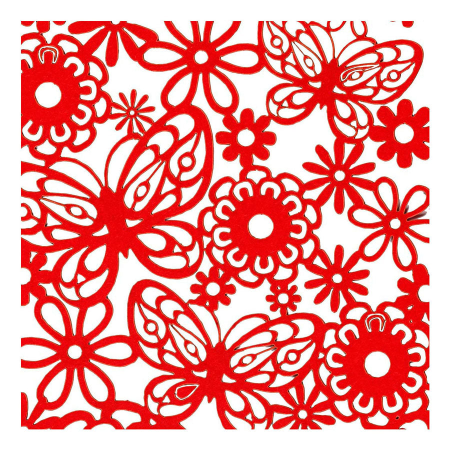 Creativ company patroonkarton rood, 10st.