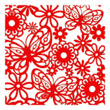 Creativ company patroonkarton rood, 10st.
