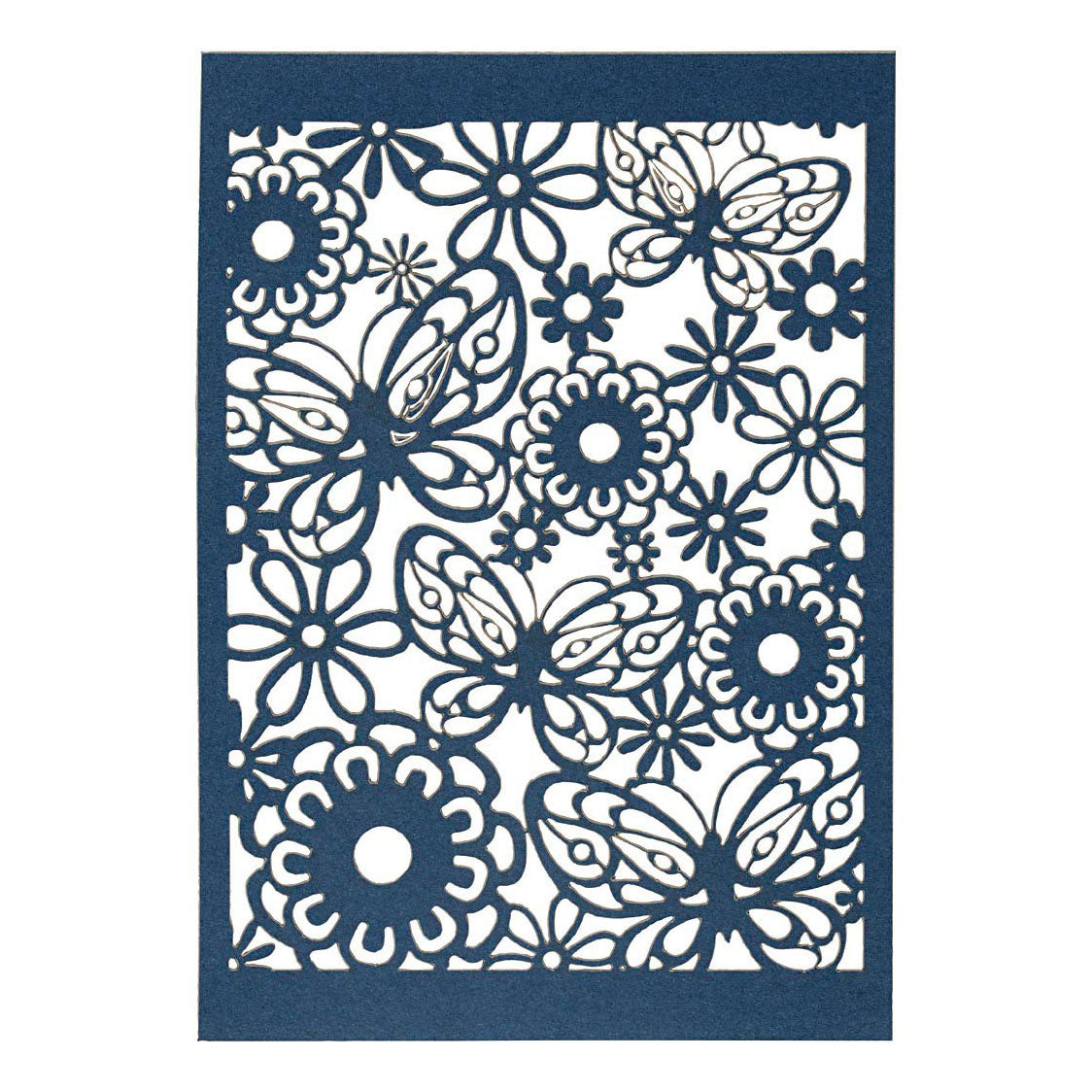 Creativ company patroonkarton blauw, 10st.