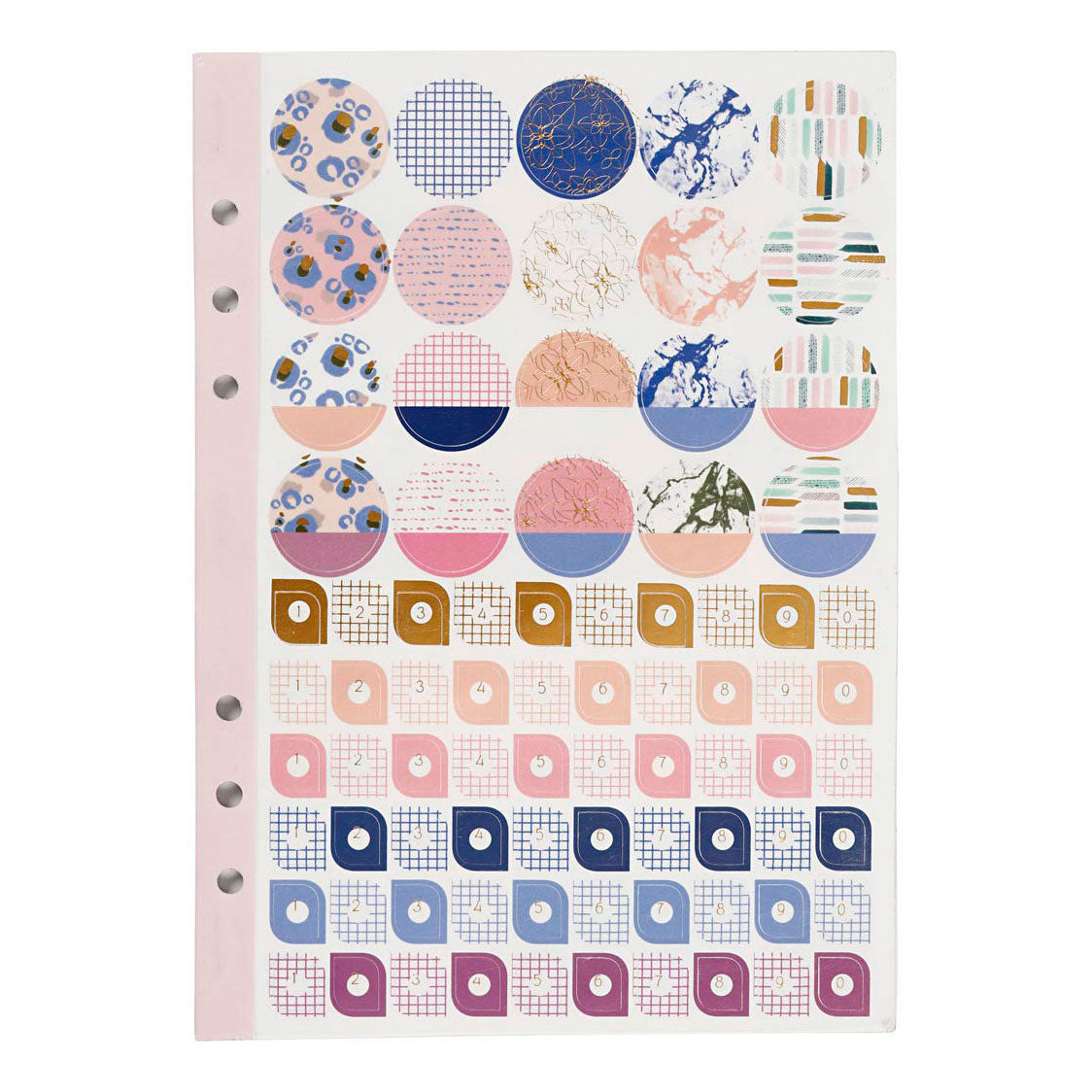 Creativ company stickerboek bloemen a5 voor planner, 578st.