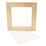 Creativ company canvas paneel met lijst, 20,8x20,8cm