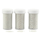 Creativ company mini stenen divers van glas parelmoer, 3x45 gram