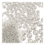 Creativ company mini stenen divers van glas parelmoer, 3x45 gram