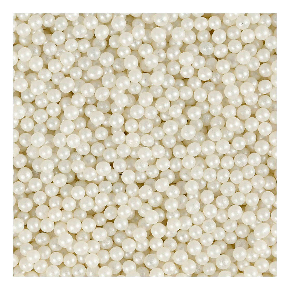 Creativ company mini stenen divers van glas parelmoer, 3x45 gram