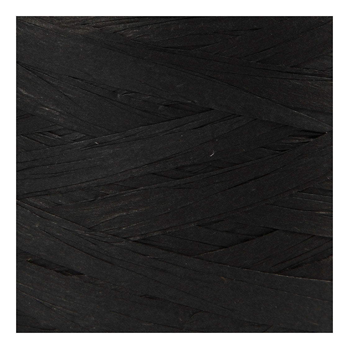 Creativ company papier raffia garen zwart, 100m