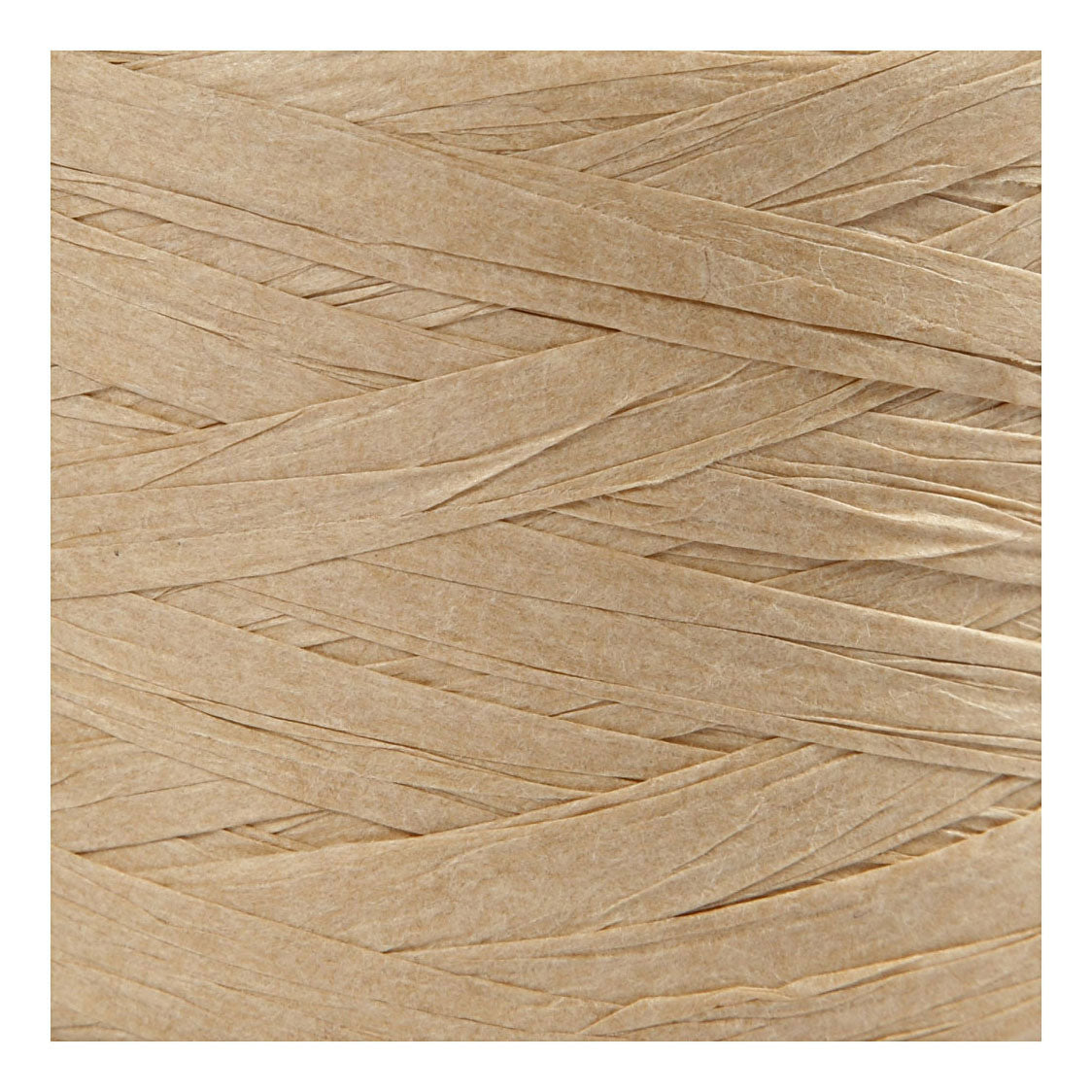 Creativ company papier raffia garen zandkleur, 100m