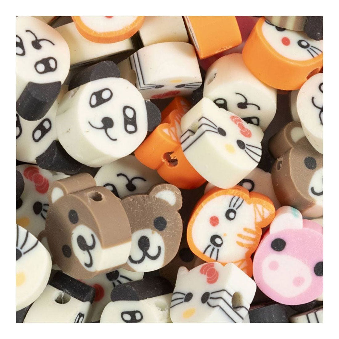 Creativ company figuurkralen dieren, 60st.