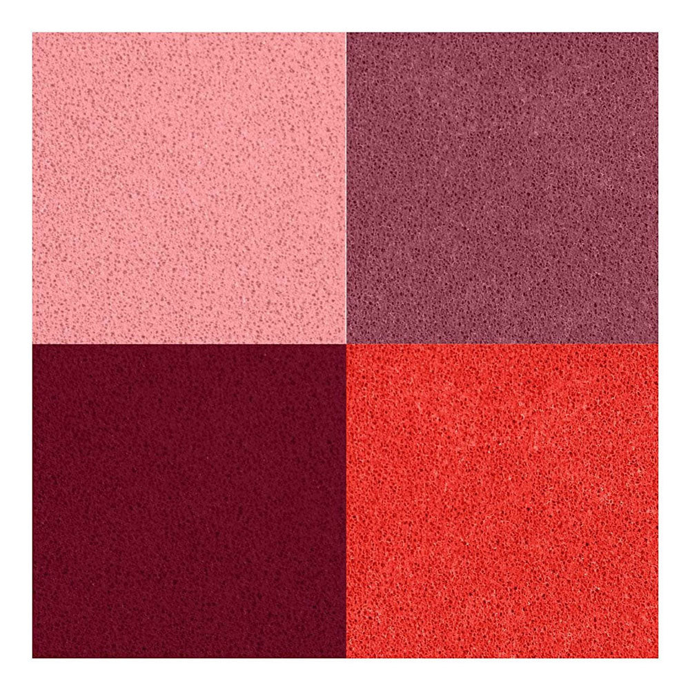 Creativ company stempelinkt, h: 2 cm, afm 3,5x3,5 cm, peach, roze, lichtroze, donkerroze, 4 stuk 1 doos