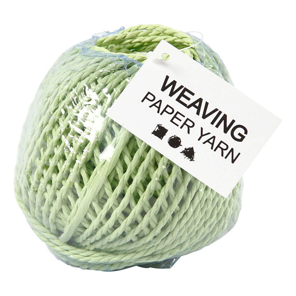 Creativ company papier garen lichtgroen, 40m