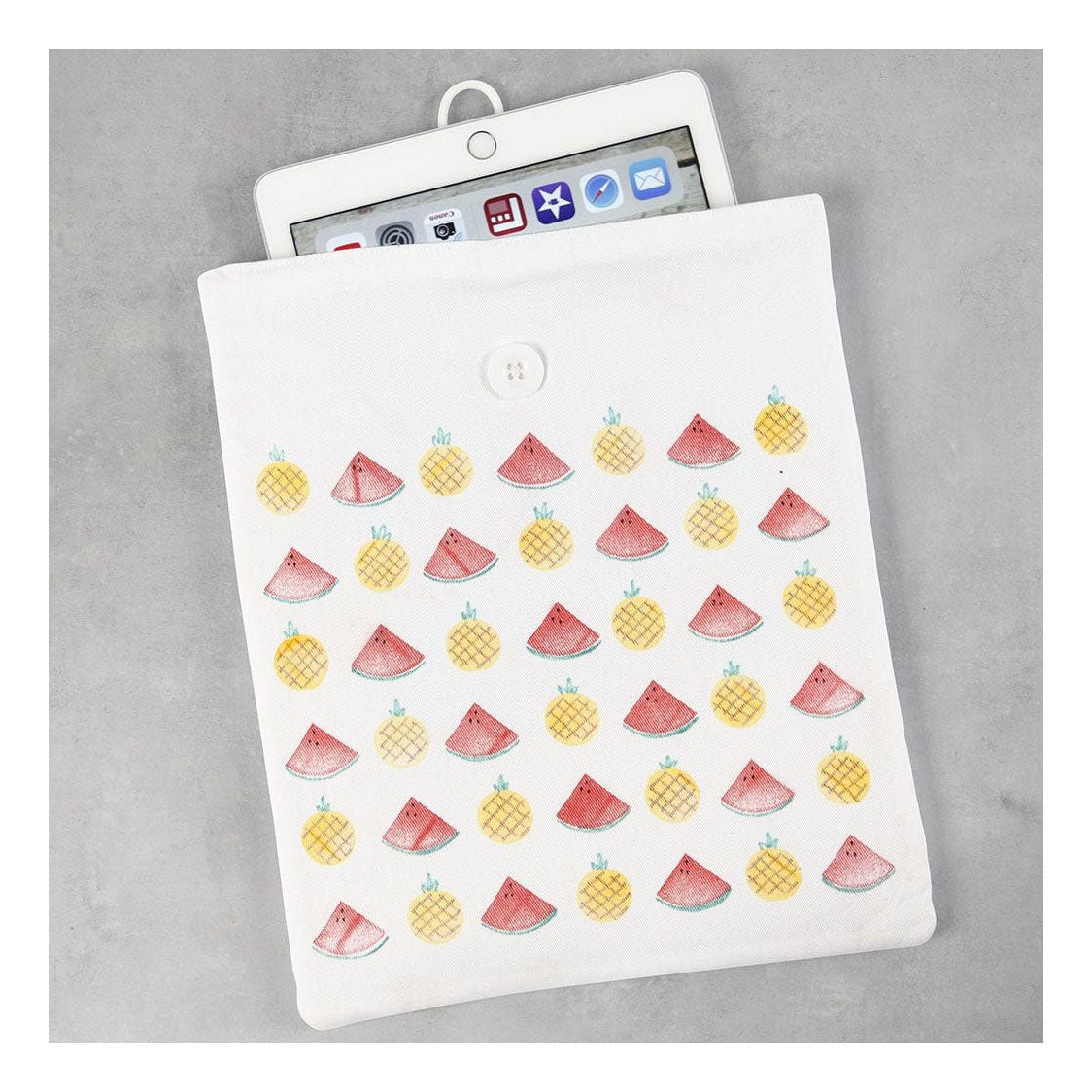 Creativ company tablet hoes wit, 22x27cm