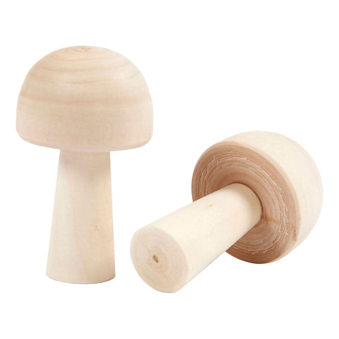 Creativ company paddestoel, h: 5,2 cm, d 2,9 cm, 3 stuk 1 doos