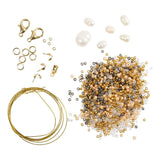 Creativ company mini hobbyset sieraden armband en ketting met sluiting