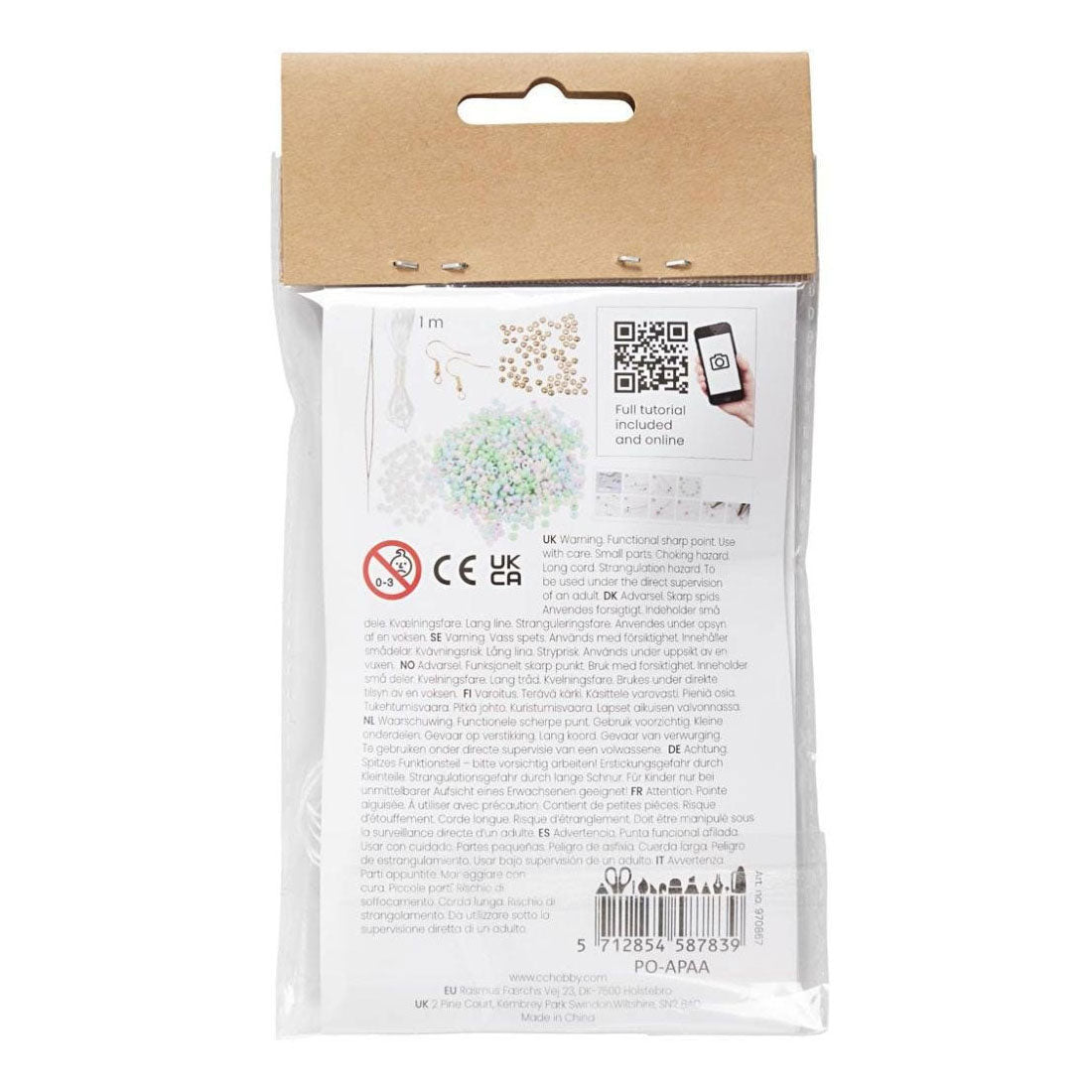 Creativ company mini hobbyset sieraden elastische armband en oorbel