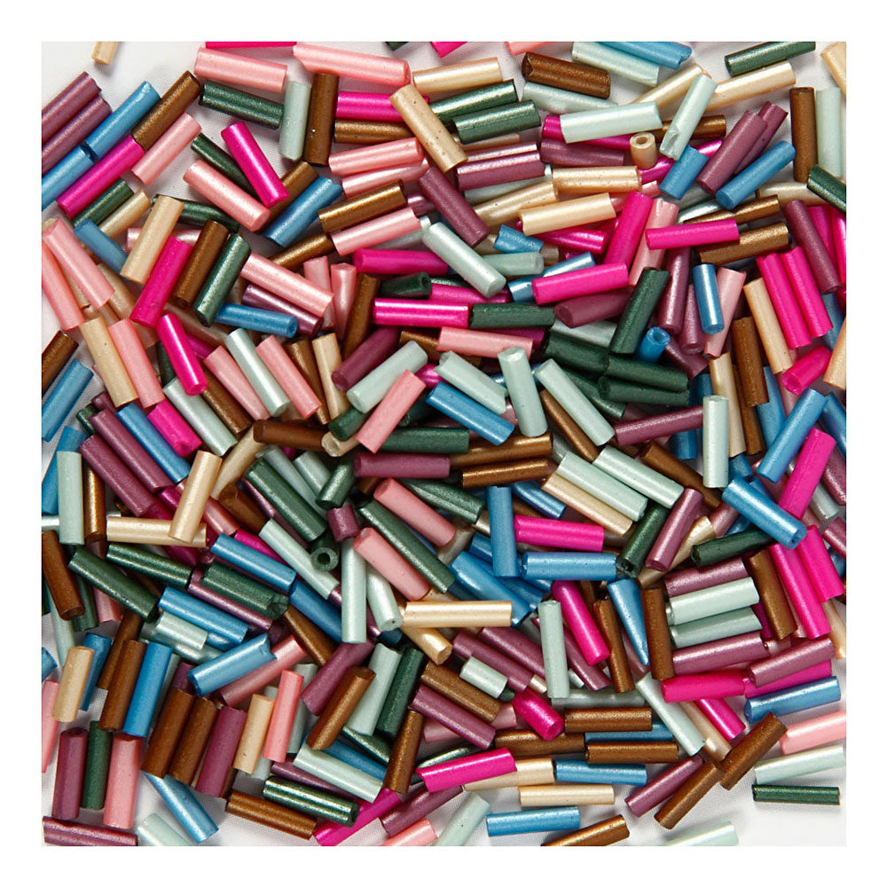 Creativ company kralen mix metallic kleuren, 130 gram