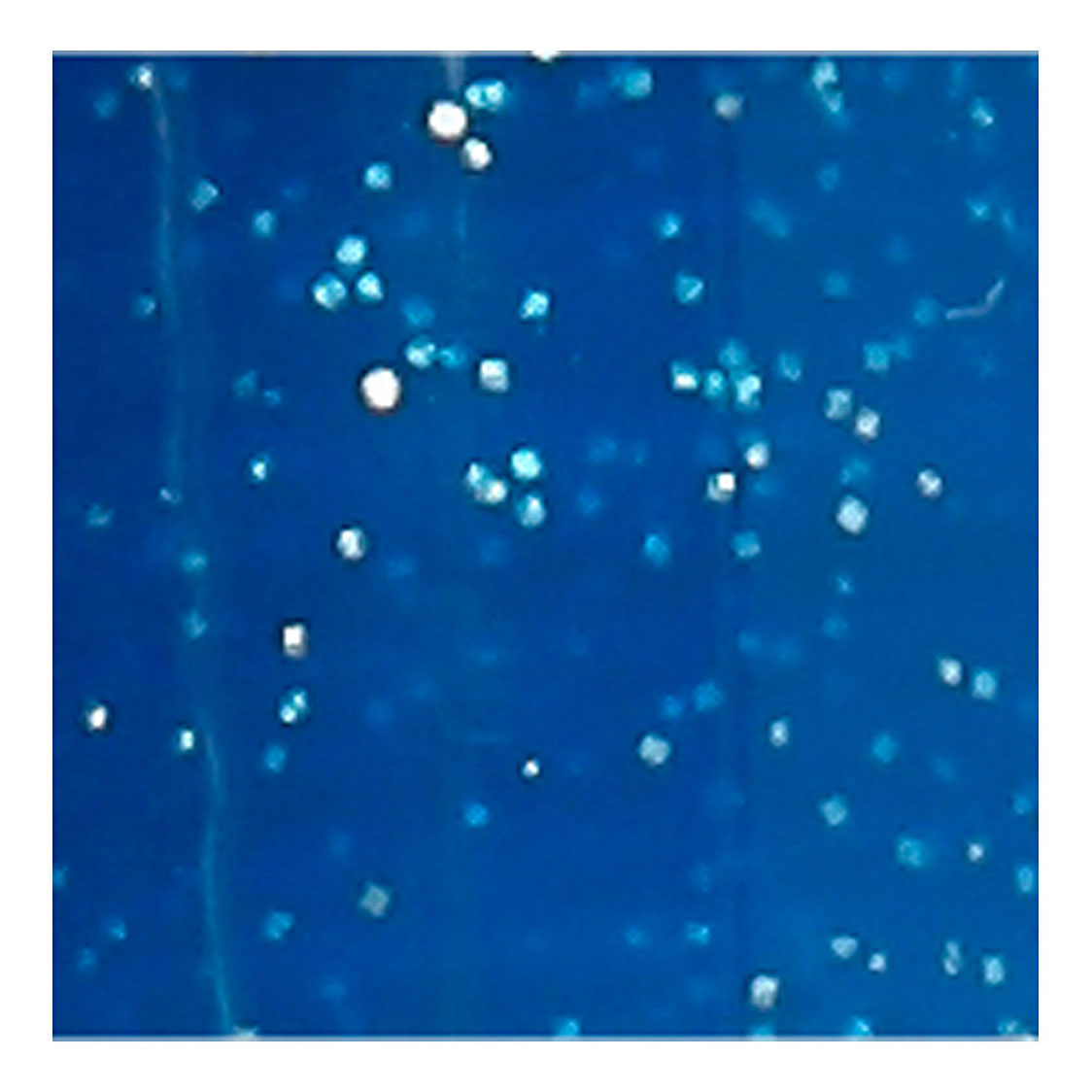 Creativ company glas- en porseleinstift glitter semi-dekkend - blauw