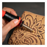 Creativ company faux leather tasje bruin, 21x18cm