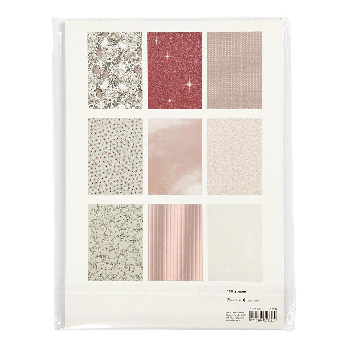 Creativ company design papierblok 6 designs, 24 vellen