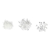 Creativ company kunstsneeuw wit glitter, 3st.