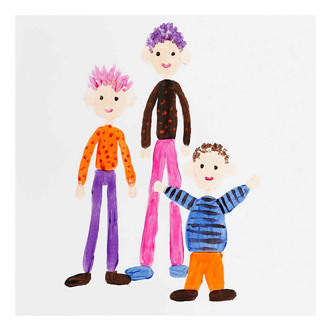 Creativ company acrylverf voor kinderen glossy extra kleuren, 6x20ml