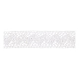 Creativ company gehaakt kanten lint, b: 30 mm, wit, 10 m 1 rol