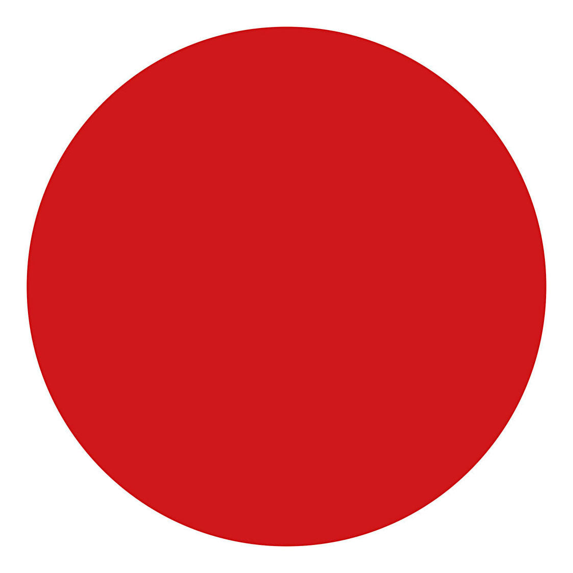 Creativ company textile color dekkende textielverf - rood, 250ml