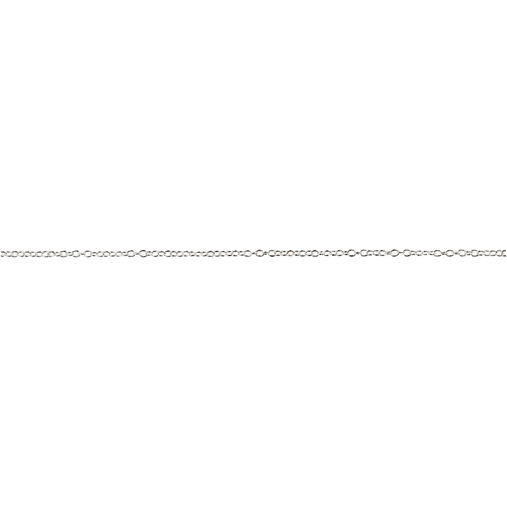 Creativ company jasseron, b: 2 mm, verzilverd, 20 m 1 stuk