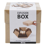 Creativ company explosion box geschenkdoos naturel set