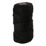 Creativ company macrame koord zwart, 55m