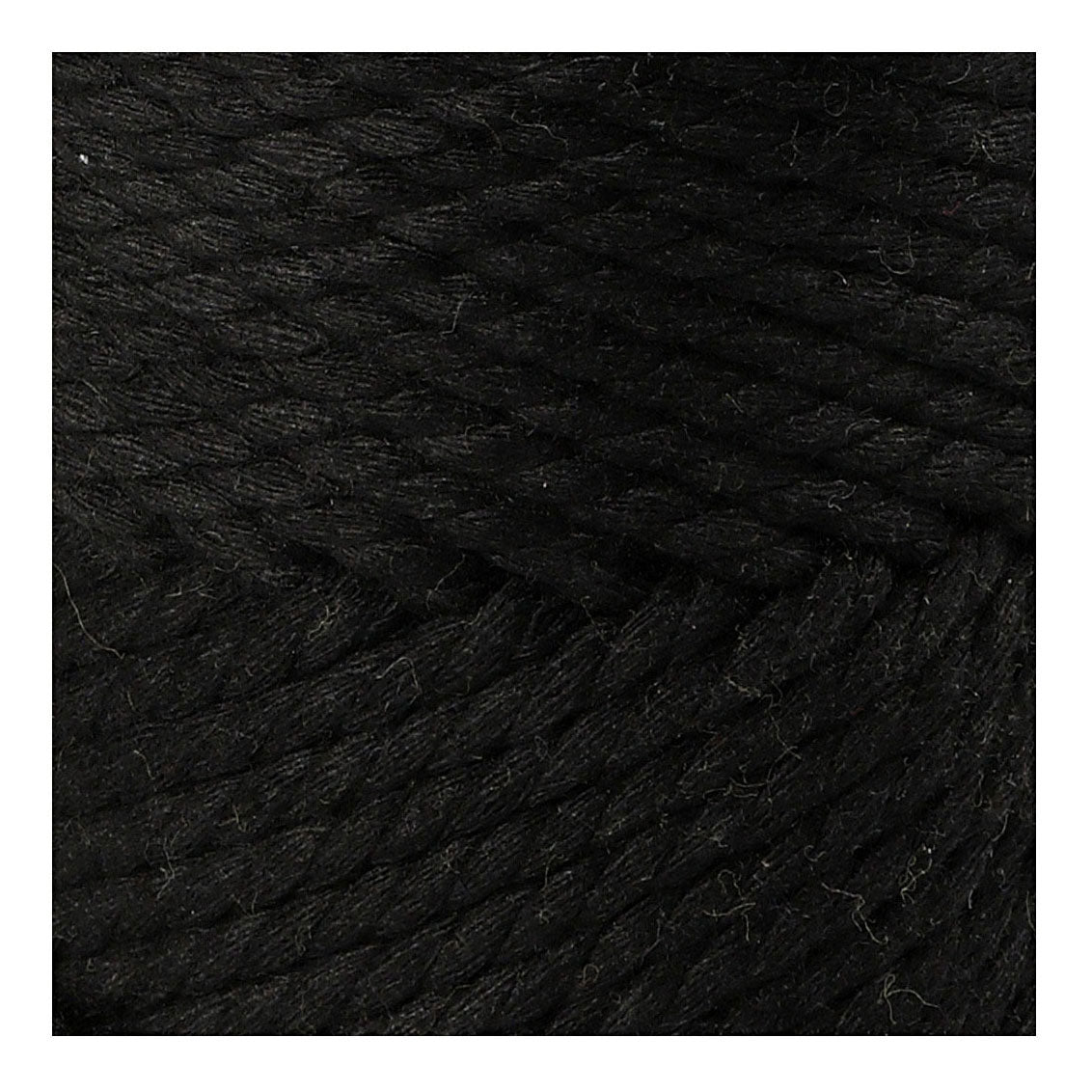 Creativ company macrame koord zwart, 55m