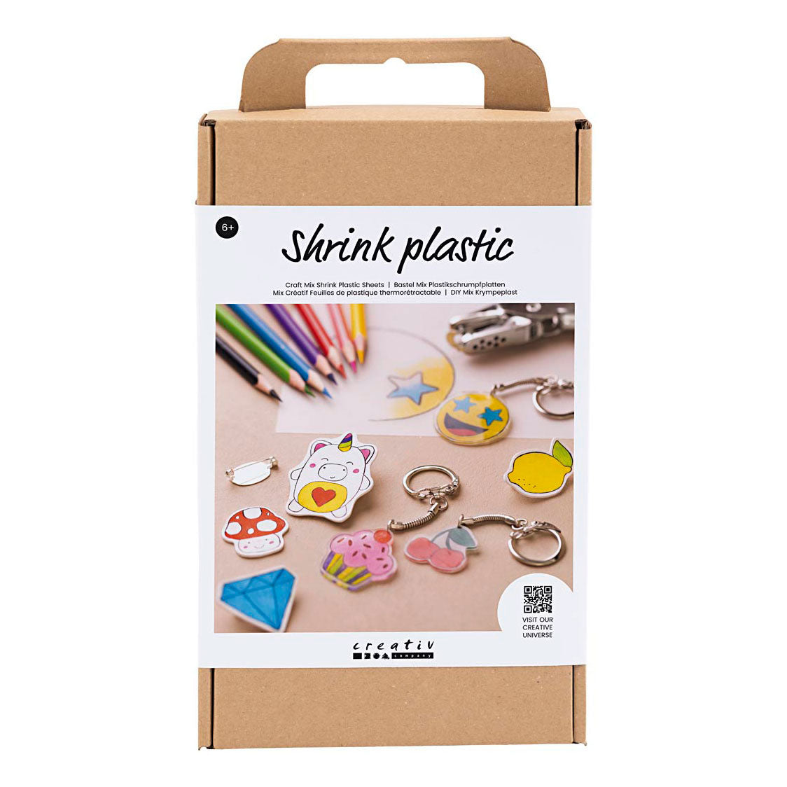 Creativ company creatieve box krimpfolie vellen knutselset