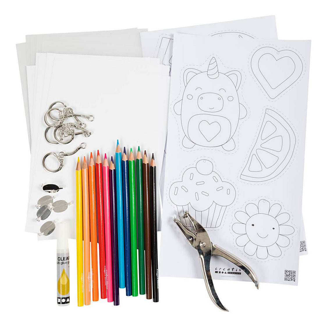 Creativ company creatieve box krimpfolie vellen knutselset