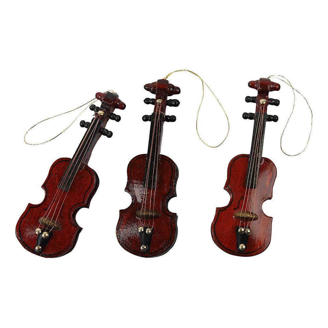 Creativ company hanger houten viool klein, 12st.