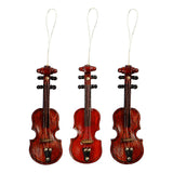 Creativ company hanger houten viool klein, 12st.