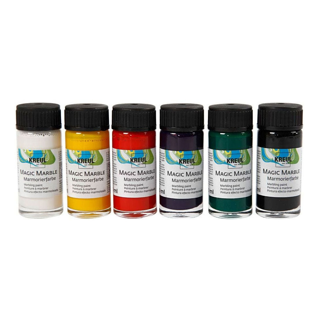 Creativ company magic marble-verf, 6x20ml